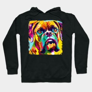 Boxer Pop Art - Dog Lover Gifts Hoodie